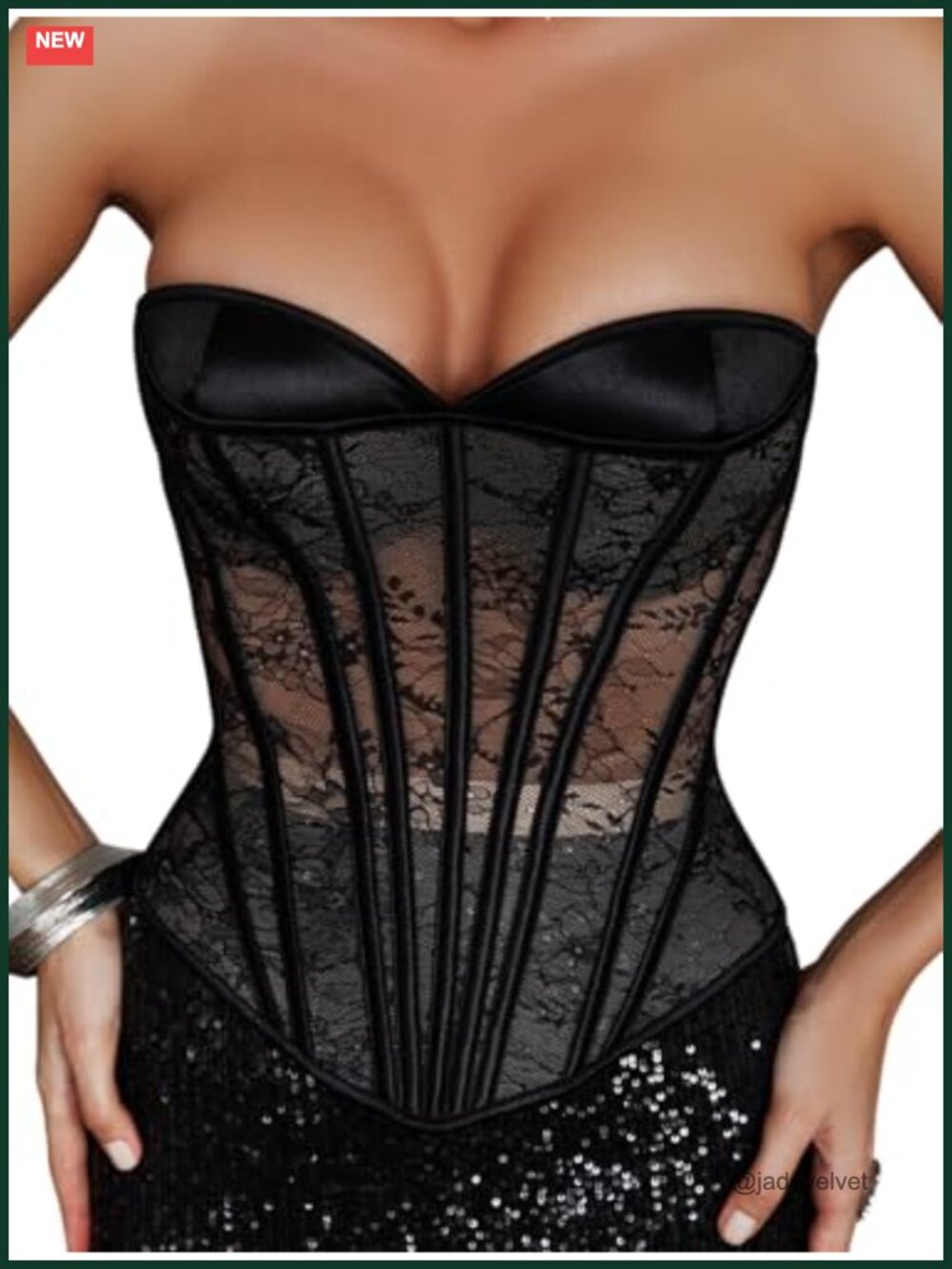 Overbust Corset Top 15 Steel Boned Lace Up Bustier Bridal Wedding Cosplay